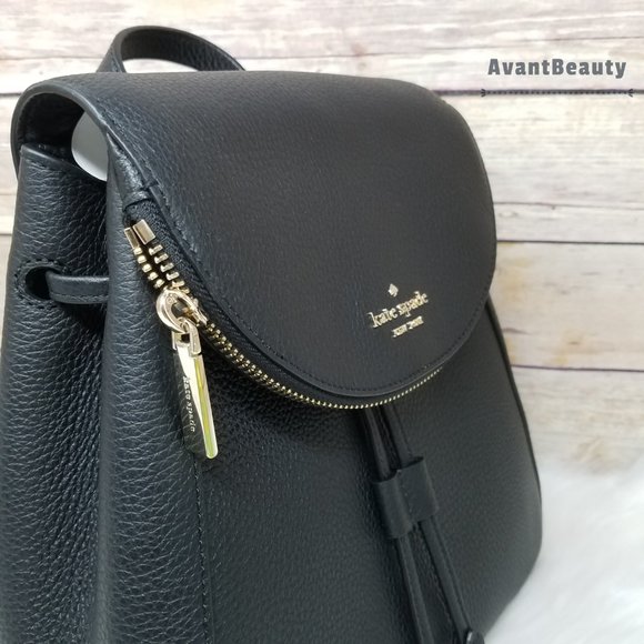 Kate Spade Medium Flap Backpack Leila Black New main image 10
